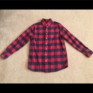 Boys Vineyard Vines 🐳 Button Down Flannel (sz. L)